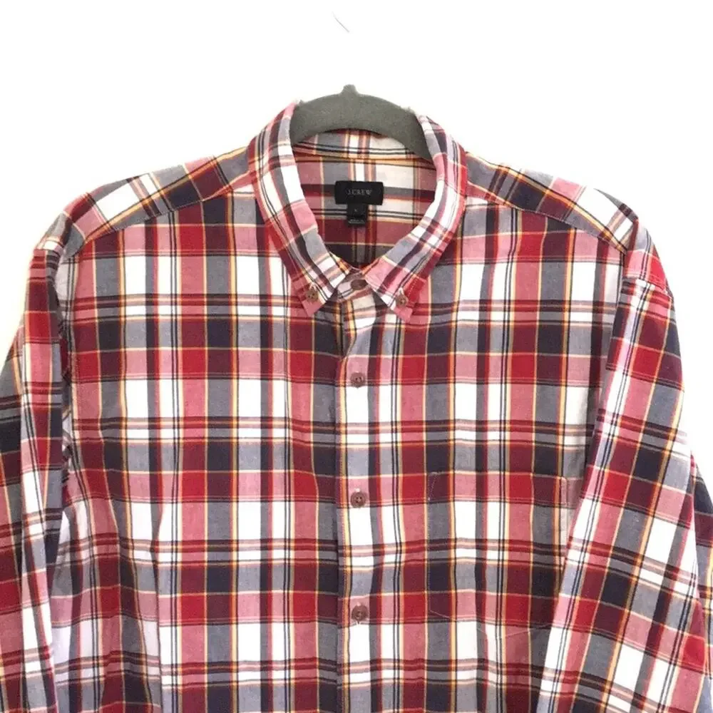 J. Crew men's button down L-sleeves casual shirt L